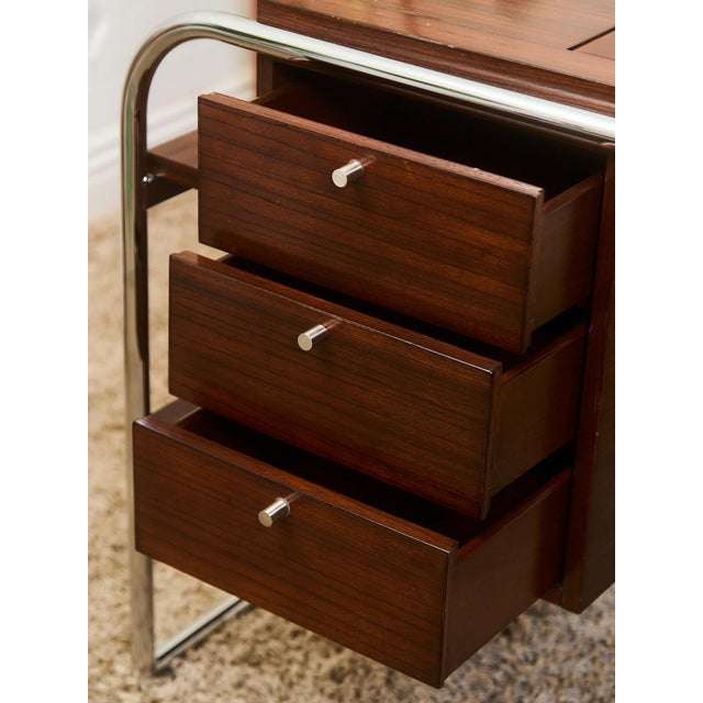 Mid 20th Century Mid 20th Century Ralph Lauren Tubular Wood Desk For Sale - Image 5 of 12