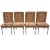1970s Vintage Pierre Cardin Style Dining Chairs- Set of 4 For Sale - Image 9 of 9