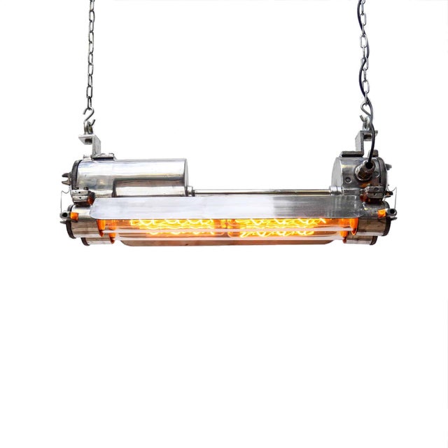 Aluminum Cast Explosion-Proof Fluorescent Light, 1970s For Sale - Image 12 of 18