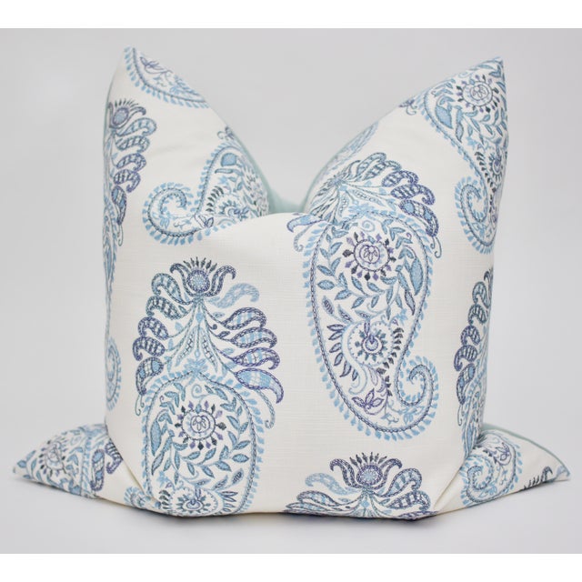 Bassett McNab Company "Clermont" 24" Square Down/Feather Pillow For Sale In Atlanta - Image 6 of 6