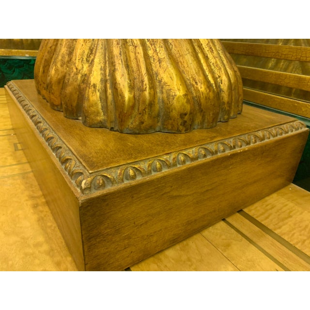 1980s Vintage Glass Top Console Table For Sale - Image 9 of 10