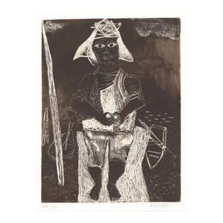 1965 William Gropper Boatman Etching For Sale