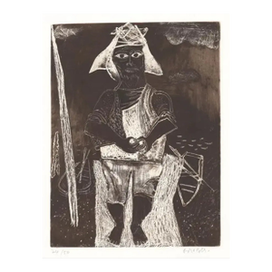 1965 William Gropper Boatman Etching
