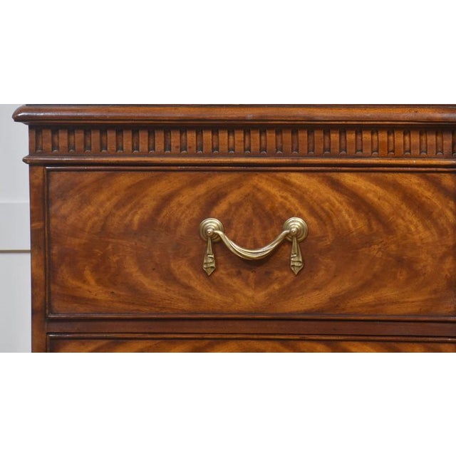 George III Mahogany Breakfront Library Bookcase, 1890s For Sale - Image 12 of 18