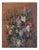 Floral Still Life in Vase, 1920s-1940s, Oil on Canvas For Sale