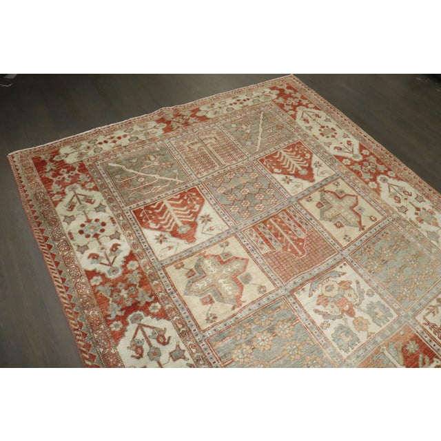 Brown Early 20th Century Zabihi Collection Willow Tree Persian Kurd Bakhtiari Runner - 3'6" x 10'10" For Sale - Image 8 of 8