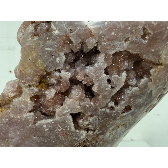 Pink Amethyst Butterfly on Stand For Sale - Image 10 of 12