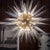 Early 21st Century Mid Century Sputnik Murano Glass and Brass Italian Chandelier For Sale - Image 5 of 13