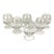 Waterford, Crystal of Ireland, Makers of Luxury Premium Crystal-“Carina” Small 4 Ounce Sniffers/Cordial – Set of Six For Sale