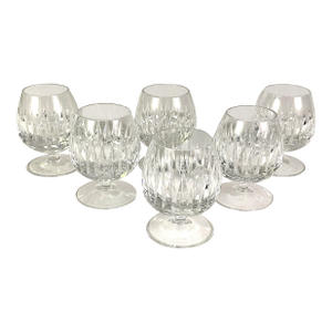 Waterford, Crystal of Ireland, Makers of Luxury Premium Crystal-“Carina” Small 4 Ounce Sniffers/Cordial – Set of Six