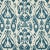 Sample - Schumacher Kiva Embroidered Ikat Fabric in Lapis For Sale