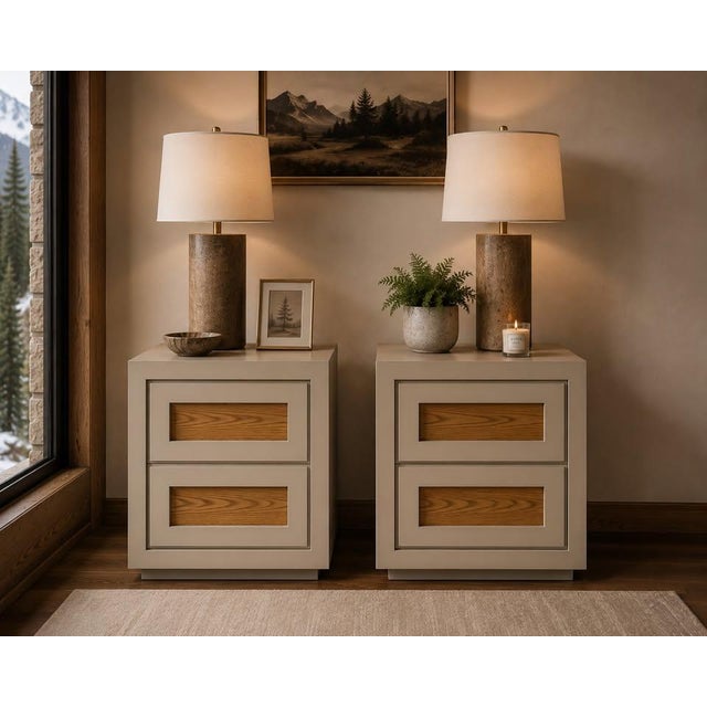 **Restored Vintage Thomasville Bedroom Set | Custom Designer Dresser & Matching Nightstands** A beautifully restored...