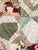 Pastel Patchwork Quilt With Floral, Check, and Geometric Vintage Fabrics For Sale - Image 9 of 12