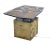 1990s Custom Studio Made Side Table With Resin and Slate Top and Light Up Base For Sale - Image 5 of 13