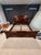Wood Ethan Allen King Sleigh Bed + 2 Matching Nightstands For Sale - Image 7 of 15