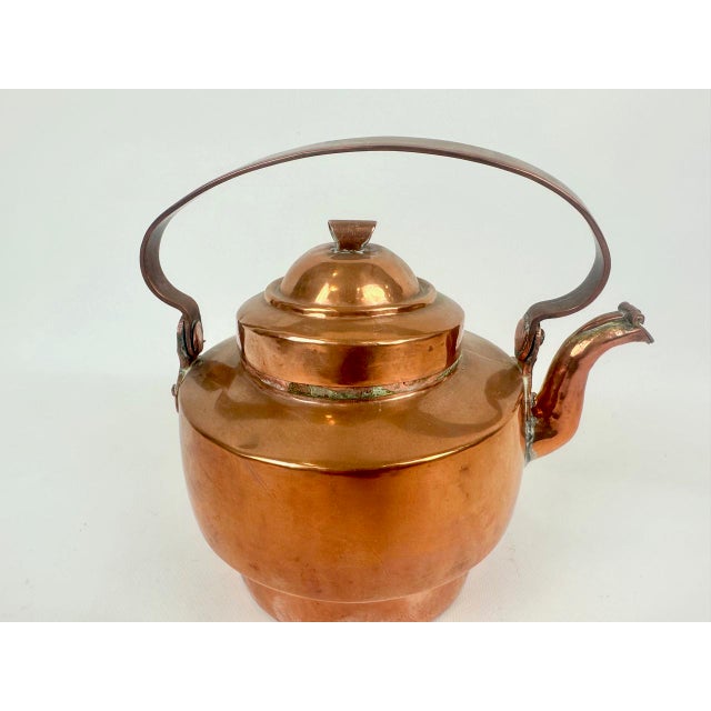 Swedish Copper Teapot, 1890s For Sale - Image 3 of 11