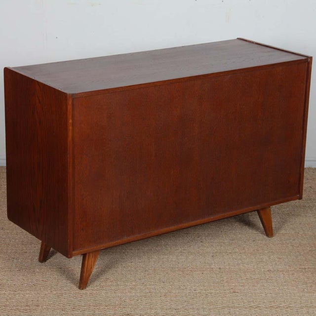 Yellow and White Model U-452 Chest of Drawers by Jiri Jiroutek for Interier Praha, 1960s For Sale - Image 10 of 11