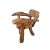 Early 20th Century Raw Wood Live Edge Chair For Sale - Image 4 of 6