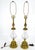 Pair of Cut Crystal & Brass Vase Shape Table Lamps c1970s For Sale - Image 12 of 17