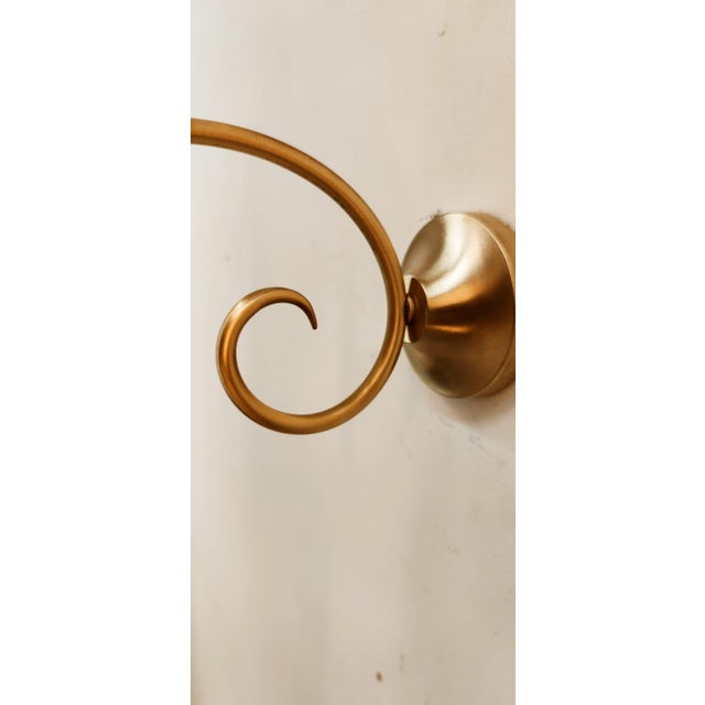 Brass Wall Light with Glass Sphere For Sale - Image 10 of 18