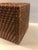 Coffee Vintage Rattan Tissue Box Cover With Rectangle Opening For Sale - Image 8 of 8