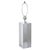 Chrome Paul Evans Brushed Aluminum and Polished Steel "Cityscape" Table Lamp, 1970's For Sale - Image 8 of 8