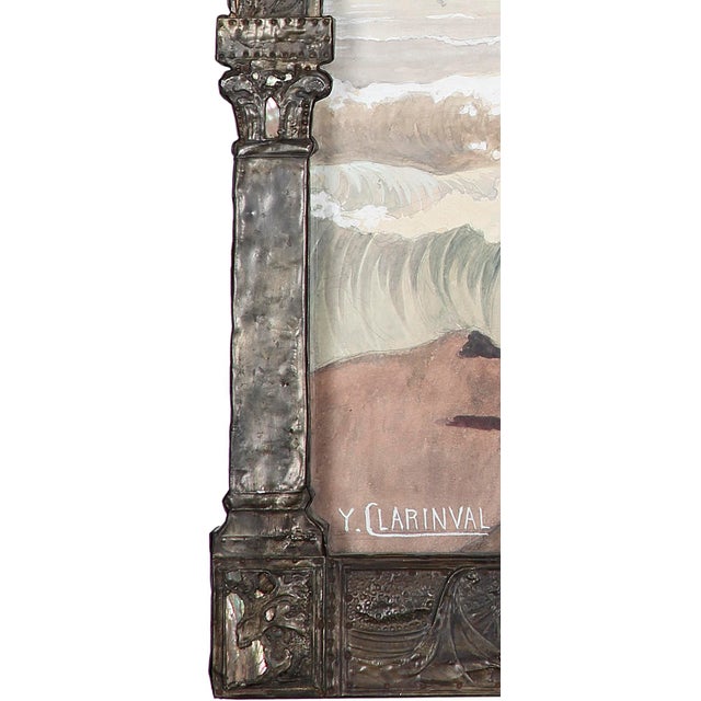 Yvonne Clarinval, La Vierge des Mers, 1910, Mixed Media For Sale - Image 9 of 12