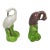 Small Late 19th Century Chinese Porcelain Birds - A Pair For Sale