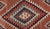 Sienna Antique Persian Kurdish Kilim Gallery Runner With Geometric Medallion Design For Sale - Image 8 of 12