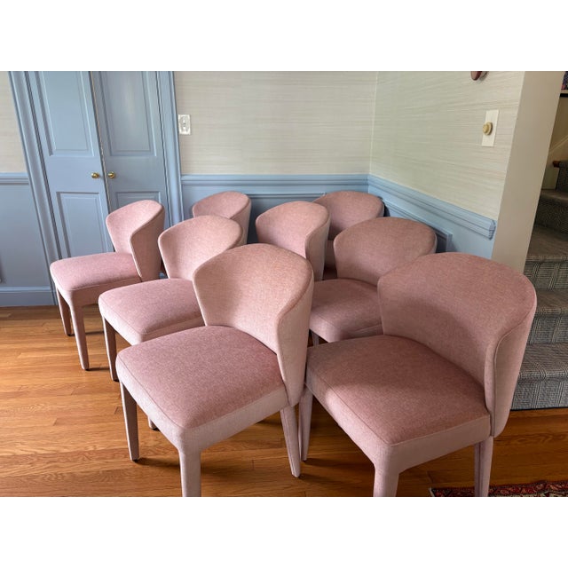 2020s Interior Define Fully Upholstered Dining Chairs - Set of 8 For Sale - Image 5 of 5
