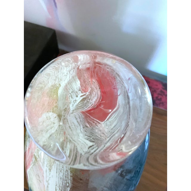 Thor Bueno "Samurai, 1988" Art Glass Vase - Pilchuck Era For Sale - Image 11 of 12