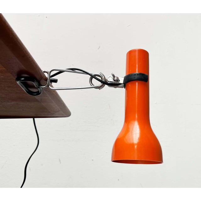 Metal Mid-Century Modern Space Age Clamp Table Lamps by SLZ Team for Swiss Lamps International, 1960s For Sale - Image 7 of 15