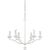 Traditional Sean Lavin By Visual Comfort Studio Annie Medium Chandelier in Plaster White For Sale - Image 3 of 3