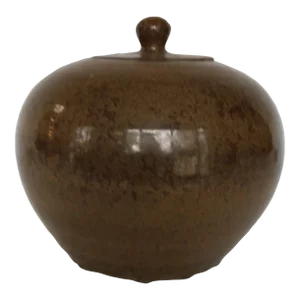 1900s Glazed Ceramic Jar