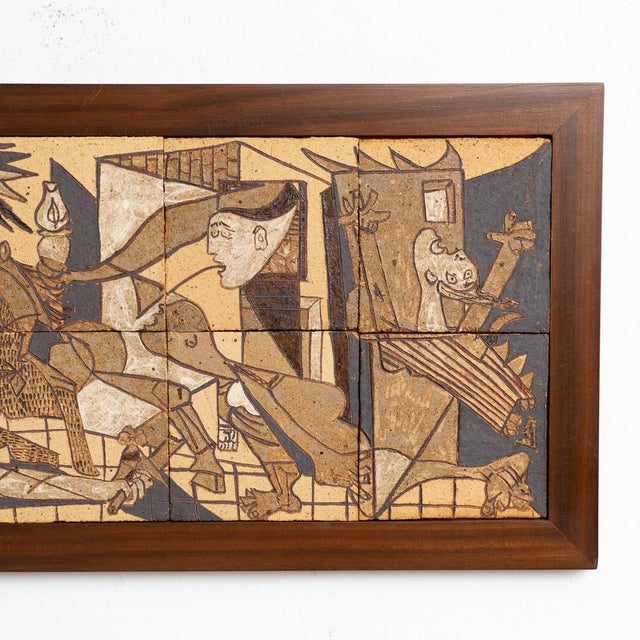 Tribute to Picasso's Guernica, 1960s, Ceramic For Sale - Image 12 of 18