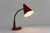 Vintage Danish Red and Brass Flexible Desk Lamp from Lyfa, 1950s For Sale - Image 9 of 17