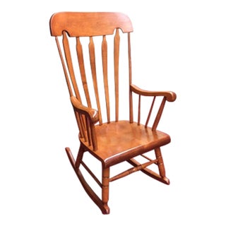 Rocking Chair, Vintage Rocker Chair, Tell City Furniture For Sale
