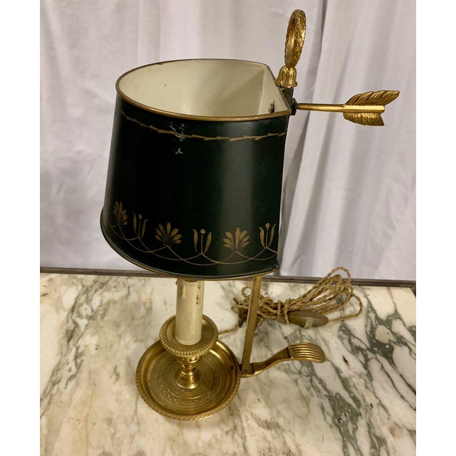 19th Century French Tole Candlestick Bouillotte Lamp Chairish