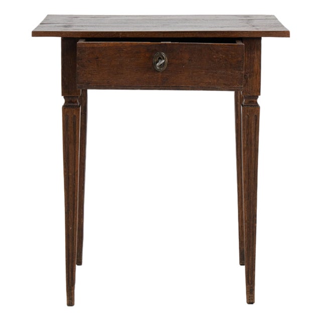 French Louis XVI Wooden Side Table, Circa 1800 France Early 19th Century For Sale