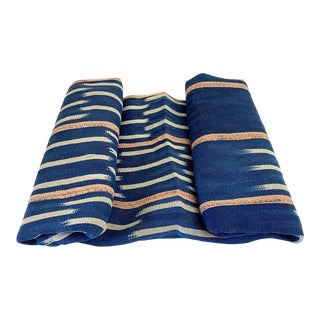 1990s Vintage African Baule /Baoulé Indigo Cloth/Textile For Sale