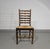 Wood Rustic Oak Farmhouse Ladderback Dining Chairs with Rush Seats, 1960s, Set of 4 For Sale - Image 7 of 18