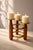 A stunning sculptural mid-century candelabra crafted from fine solid teak wood and brass. This piece perfectly embodies...