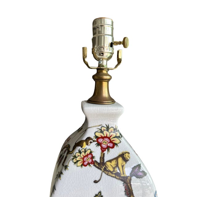 Contemporary Scalamandre Chinoise Exotique Lamps - Pair For Sale - Image 3 of 7