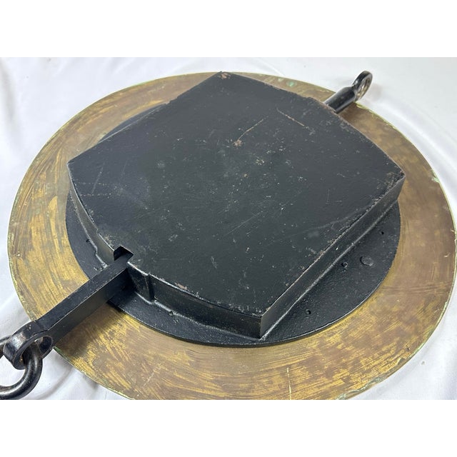Circa 1920 Salter Brass 600lb Capacity Spring Scale Model 85t England For Sale - Image 9 of 10