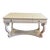 Boho Chic Style White Writing Desk For Sale