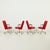 Textile Partner Chairs by J. Foersom & P. ​​Hiort-Lorenzen for Erik Jørgensen, Denmark, 1970s, Set of 4 For Sale - Image 7 of 18