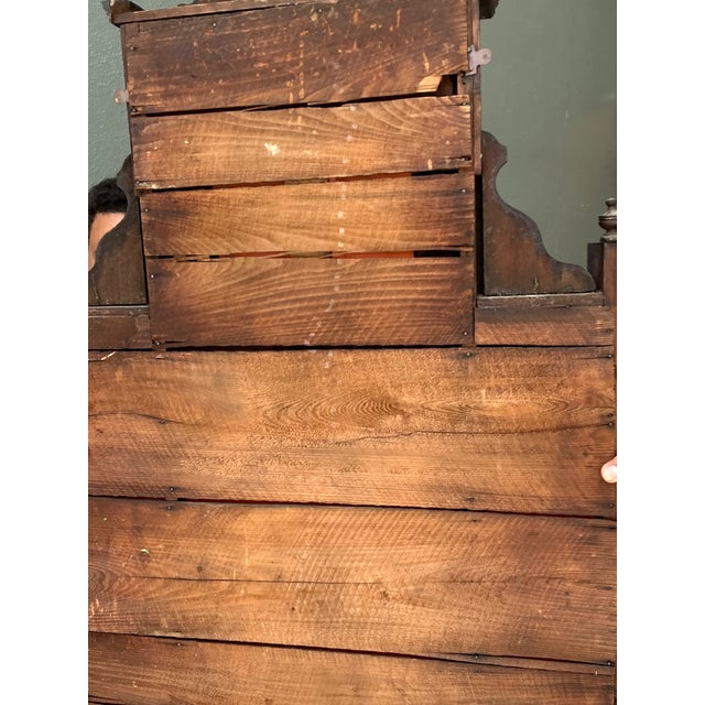 Vintage Eastlake Carved Wood Mantle Mirror For Sale - Image 15 of 17