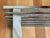 Chrome Vintage Milo Baughman Chrome Slatted Coffee Table Bench for Dia For Sale - Image 8 of 12
