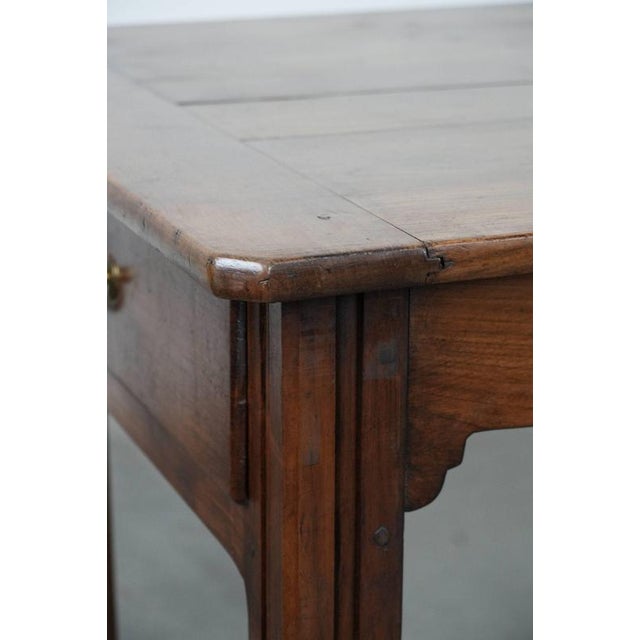 French Farmhouse Dining Table with Two Drawers For Sale - Image 15 of 18