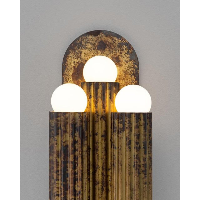 Vesta Triple Wall Sconce by Schwung For Sale - Image 14 of 18